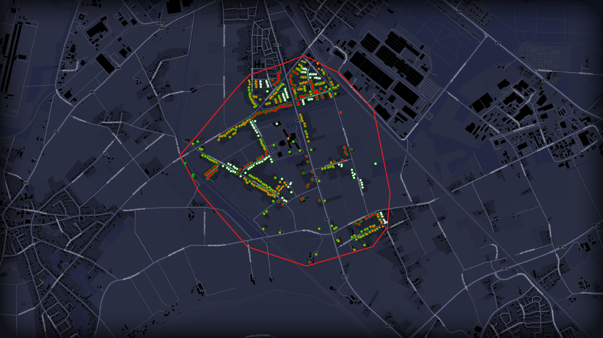 Smart Data Kartenansicht